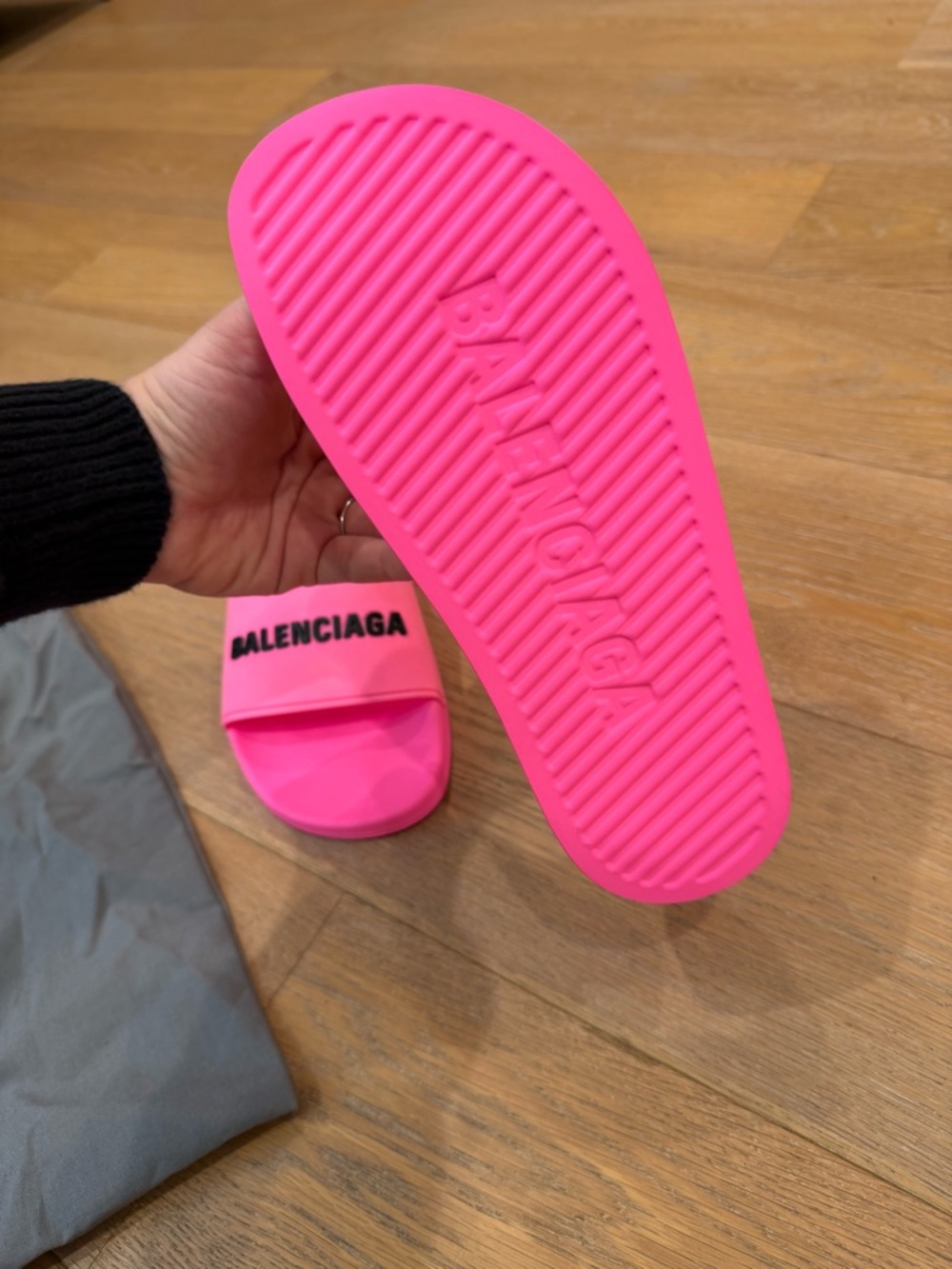 Balenciaga Hot Pink Slide sandals NEW NEVER WORN! - Picture 3 of 5